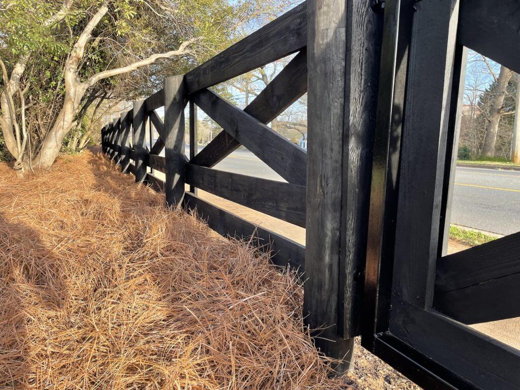 metal frame for gates| Horse fence | Gastonia, NC fence company | Black Label Fence, LLC