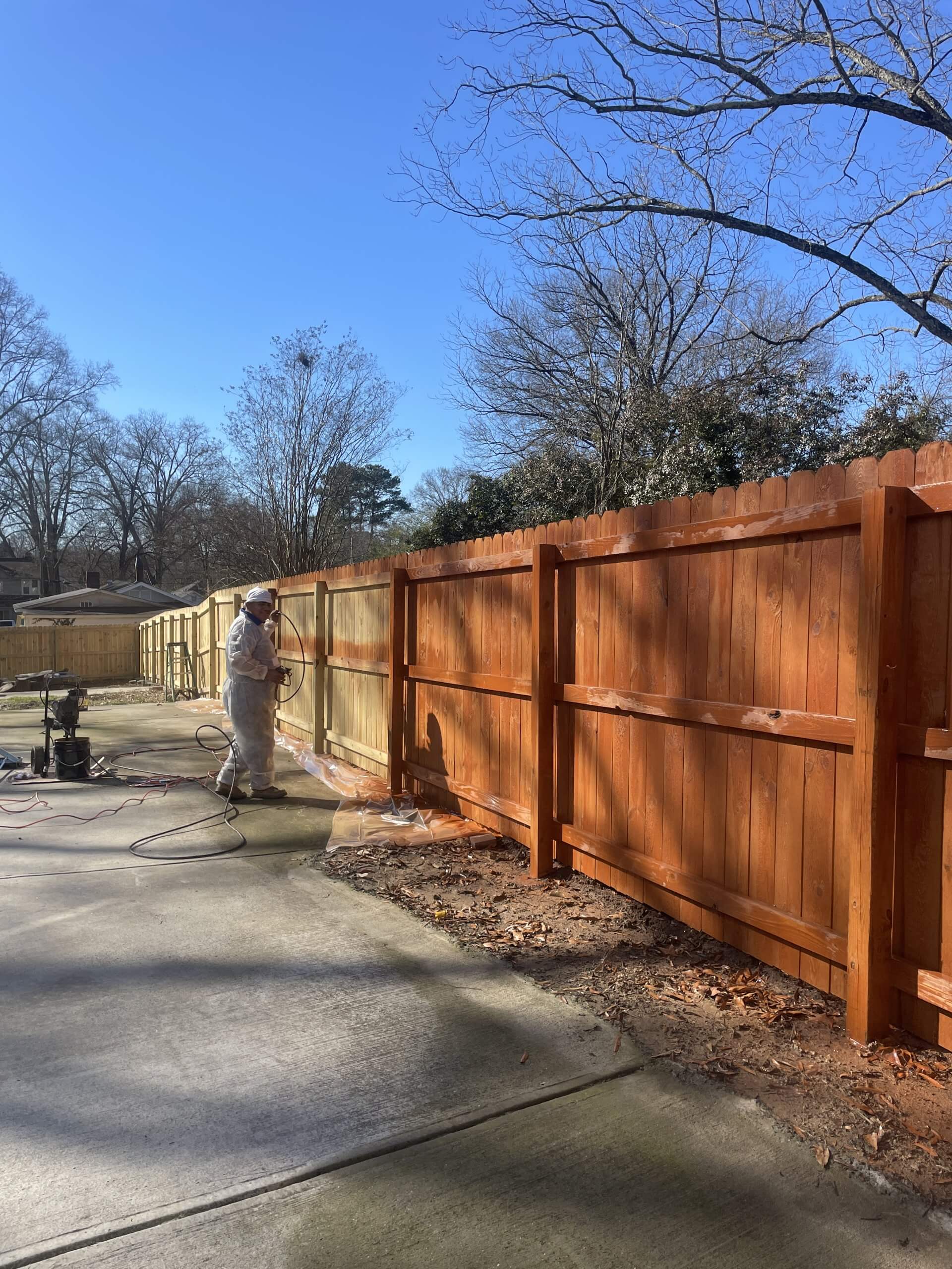 6' privacy wood fence