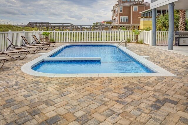 Pool code fence installation