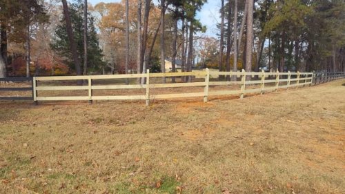 3 board horse fence