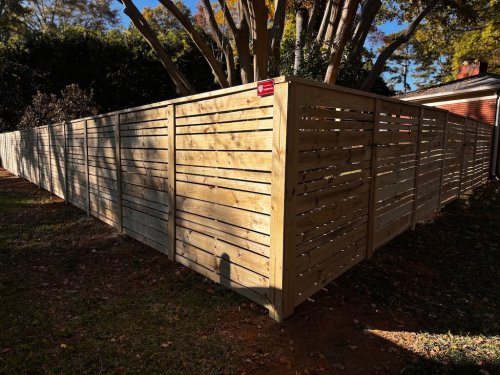 Horizontal fence