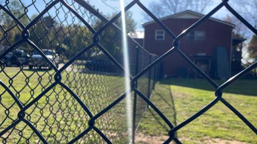 5 ft tall Black Chain Link Fence Installation near Shelby, NC